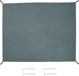 1 Set Waterproof Tent Tarp with Ground Nail, Tent Ground Sheet Mat for Camping Hiking Picnic, Tent Floor, Waterproof Camping Tarp, 82.68"x70.87", Gray