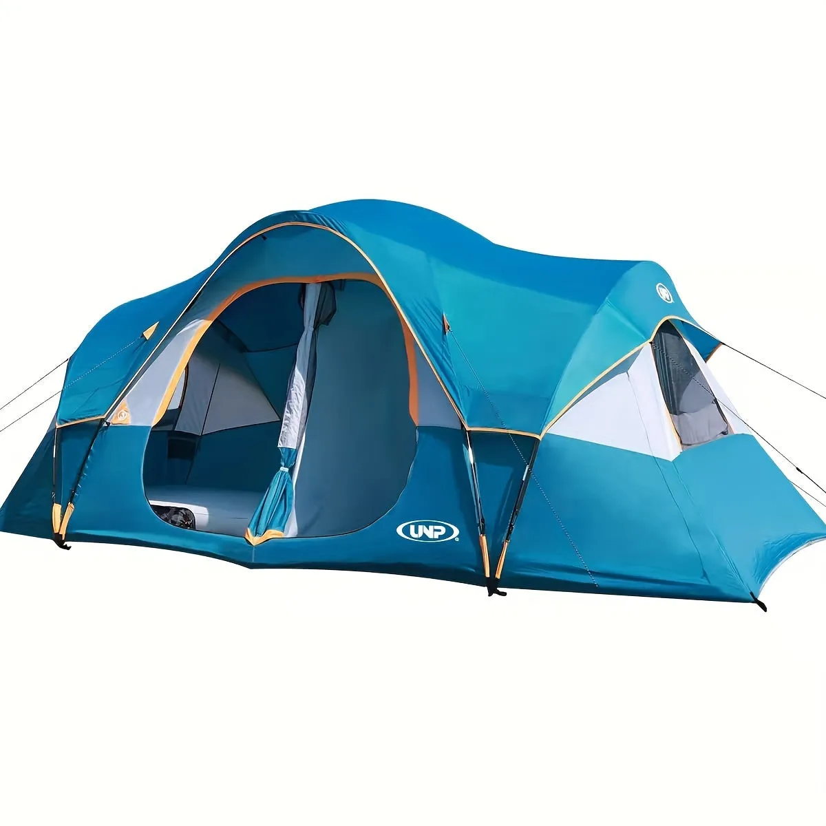 10-Person Waterproof Camping Tent with 2 Rooms.
