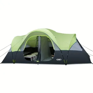 10-Person Waterproof Camping Tent with 2 Rooms.