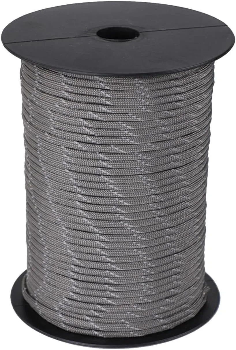 100M Parachute Cord for Outdoor Use, Versatile Binding Rope for Camping and Hiking