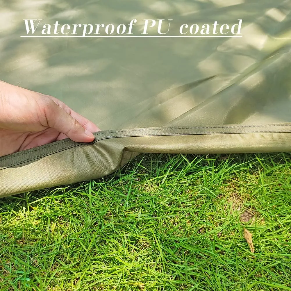 10.5x9.5 ft Tent Footprint Waterproof Camping Tarp Ultralight Mat Under Tent Moisture-Proof Ground Sheet Mat