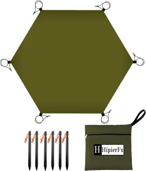 10.5x9.5 ft Tent Footprint Waterproof Camping Tarp Ultralight Mat Under Tent Moisture-Proof Ground Sheet Mat