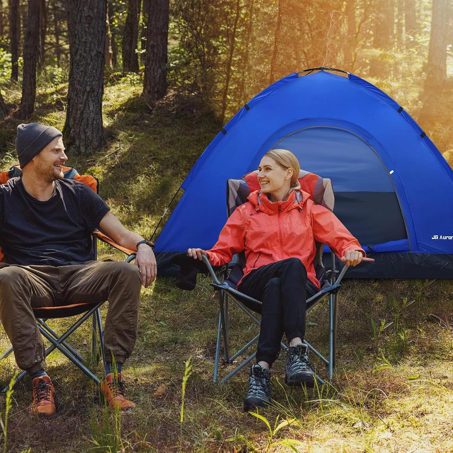 1/2/3/4 Person Tents Waterproof&Windproof Family Tents Camping-Tent,Lightweight Portable Pop Up Tent for Camping,Hiking,Mountaineering or Beach Easy to Set Up Adventures Carry Bag