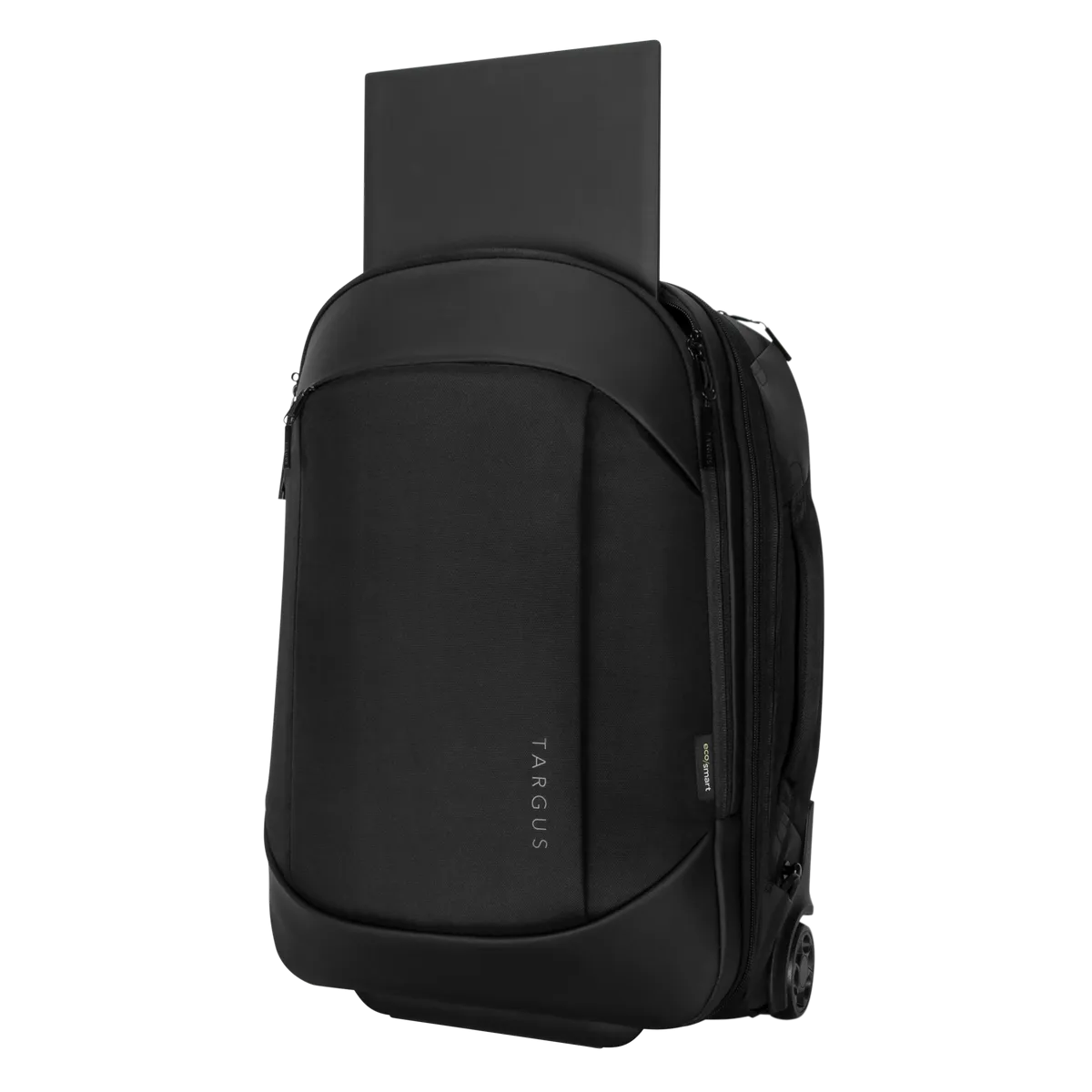 15.6” Mobile Tech Traveler EcoSmart® Rolling Backpack (Black)
