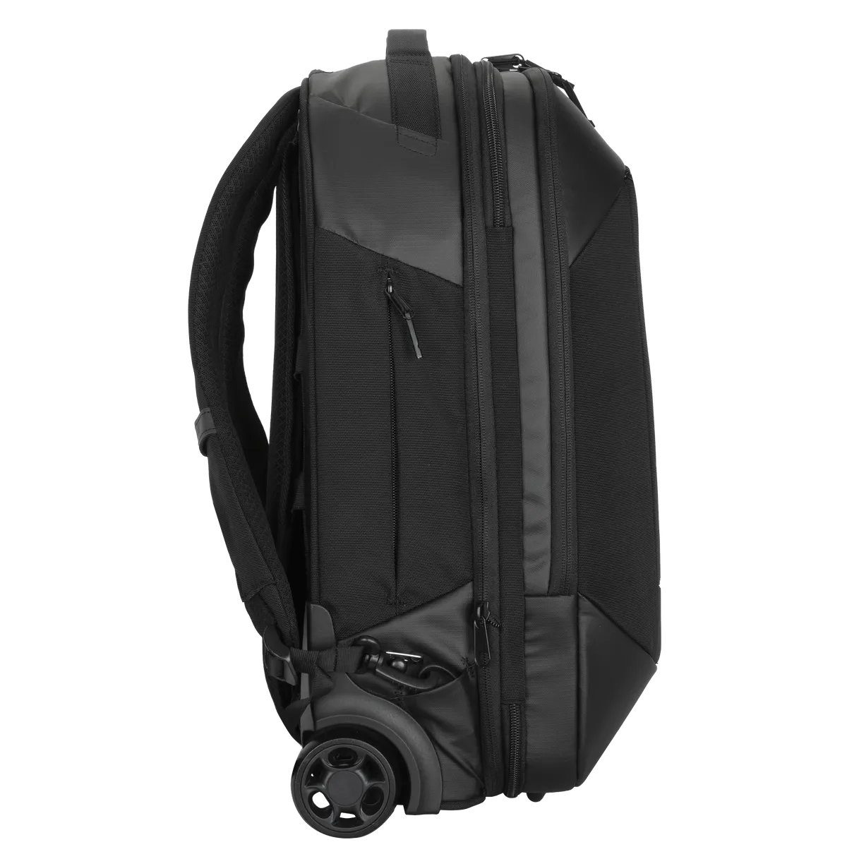 15.6” Mobile Tech Traveler EcoSmart® Rolling Backpack (Black)