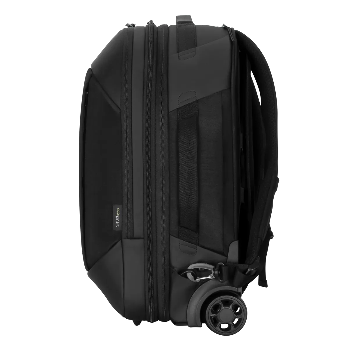 15.6” Mobile Tech Traveler EcoSmart® Rolling Backpack (Black)