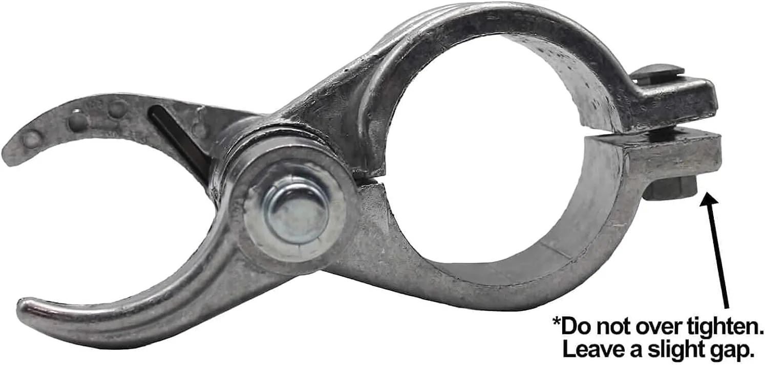 2-3/8" (2-1/2") x 1-3/8" Durable Chain Link Spring Loaded Gate Closer.