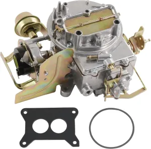 2 Barrel Carburetor Compatible with Ford Mustang 289 302 351 Cu Jeep 360 Cu Engine, Replace 2100 2150 Carb Electric Choke