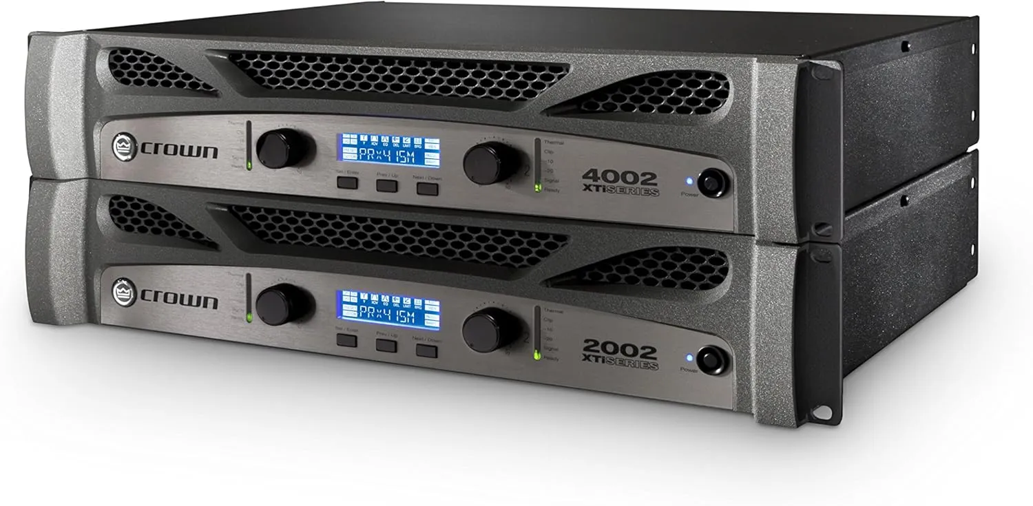 2 Two-channel-800W at 4Ω Power Amplifier, Gray, 800-Watts (XTi2002)