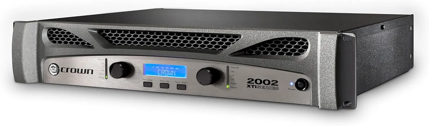 2 Two-channel-800W at 4Ω Power Amplifier, Gray, 800-Watts (XTi2002)