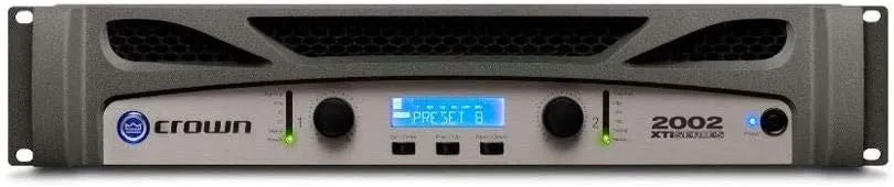 2 Two-channel-800W at 4Ω Power Amplifier, Gray, 800-Watts (XTi2002)