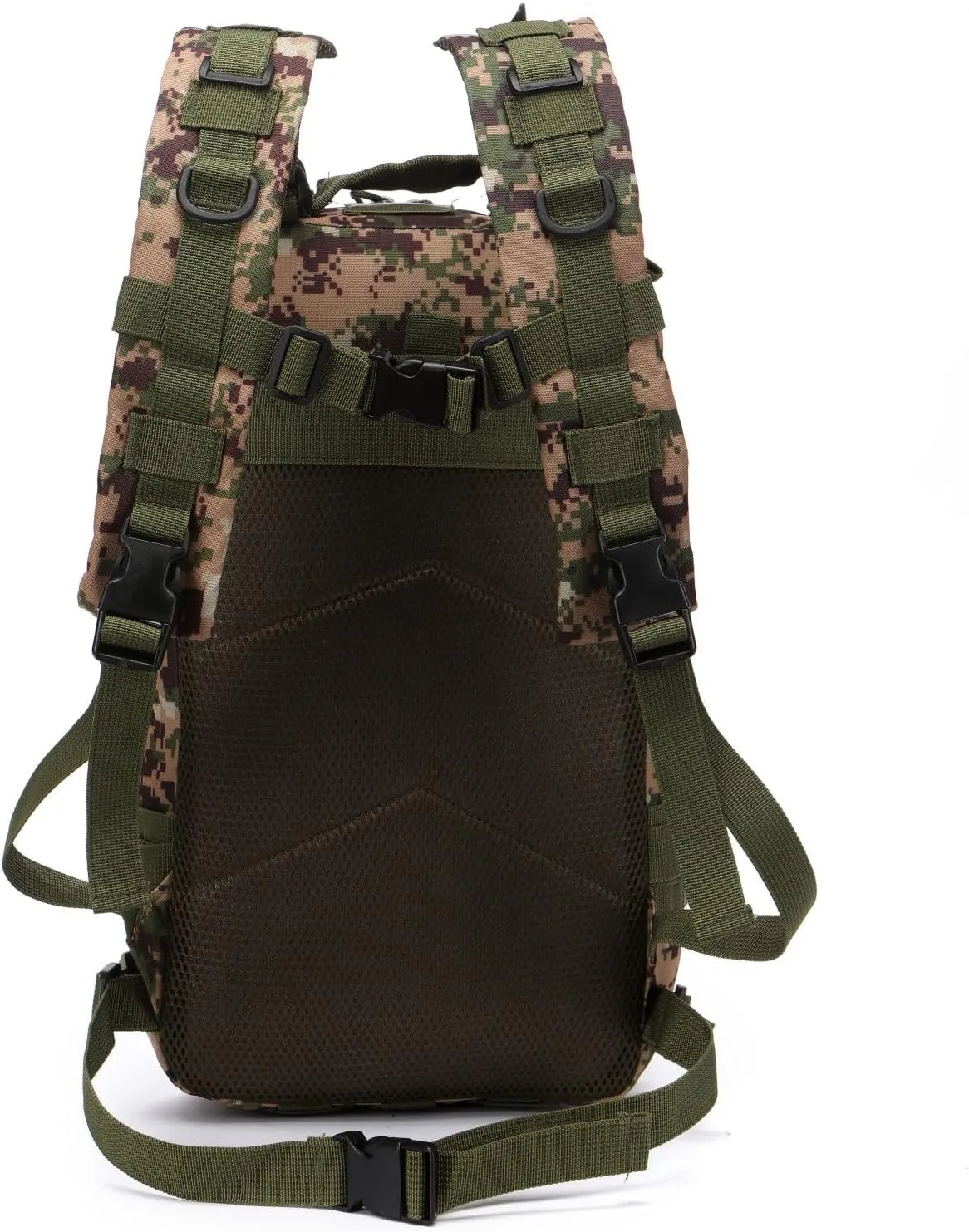 20 Liters Sturdy Nylon Waterproof Fishing Hunting Backpack Outdoor Military Tactical Sports Hiking Daypacks (Camouflage green)
