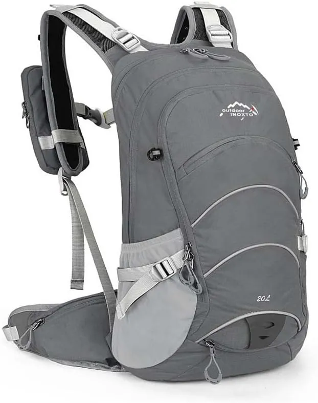 20L Unisex Casual Gym Backpack with Water Bag Compartment & Helmet mesh for Camping,Cycling,Hiking,Climbing & Travel.