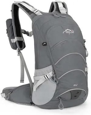 20L Unisex Casual Gym Backpack with Water Bag Compartment & Helmet mesh for Camping,Cycling,Hiking,Climbing & Travel.