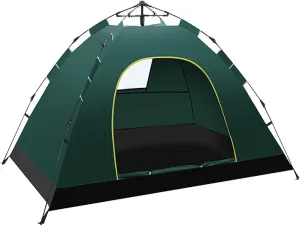2/3/4 Person Instant Camping Tent, Waterproof Family Tent with Carry Bag,Easy Quick Setup Lightweight Dome Tent for Camping, Traveling, Backpacking, Hiking, Outdoors