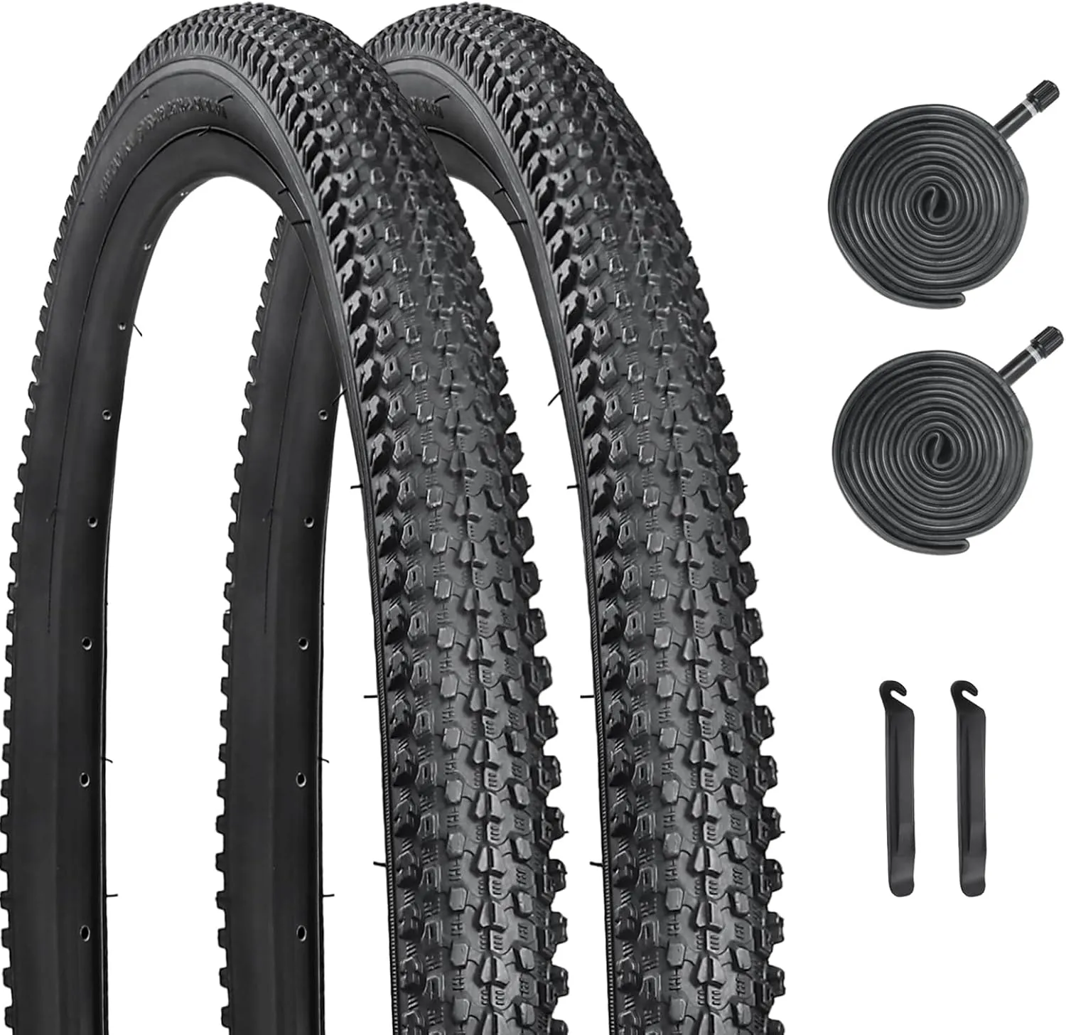 26 Inch Bike Tires，YILUXING 26 X 2.125(57-559) Folding Replacement Tires for Beach Cruiser Bike 2 Pack Bike Tires & Tubes