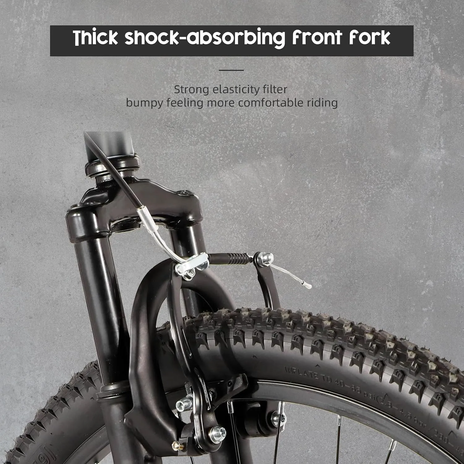 26-inch Mountain Bike, High-Aluminum/Carbon Steel Frame, 21-Speed Dual Disc Brake Mountain Bike with Lock-Out Suspension Fork for Men and Women
