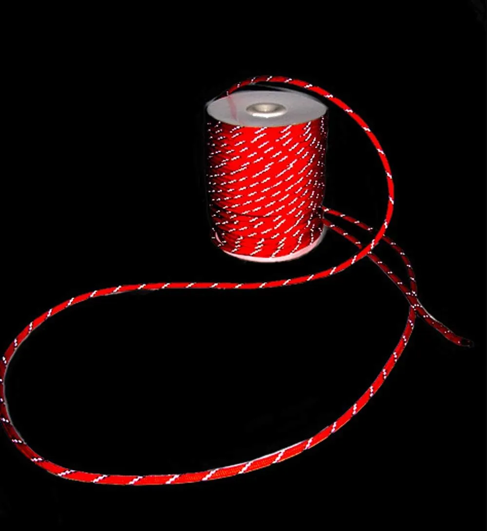 2mm Reflective Nylon Cord,65.6ft/164ft Paracord Parachute Cord,Tent Guyline Rope for Camping Tent, Outdoor Hiking Packaging