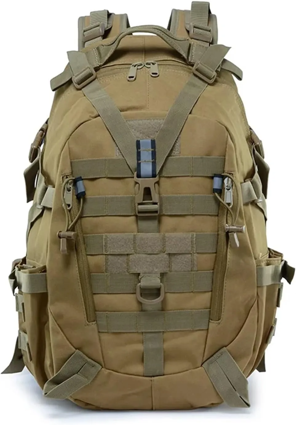 30-40L Camping Backpack Men's Travel Bags Climbing Rucksack Hiking Outdoor Reflective Shoulder Fishing Bag(Style2)
