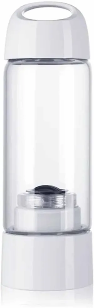 3000mAh New SPE PEM Hydrogen Water Generator Bottle, Glass Flask H2 Portable Hydrogen Inhalation Machine, for Travel, Camping Outdoor Use