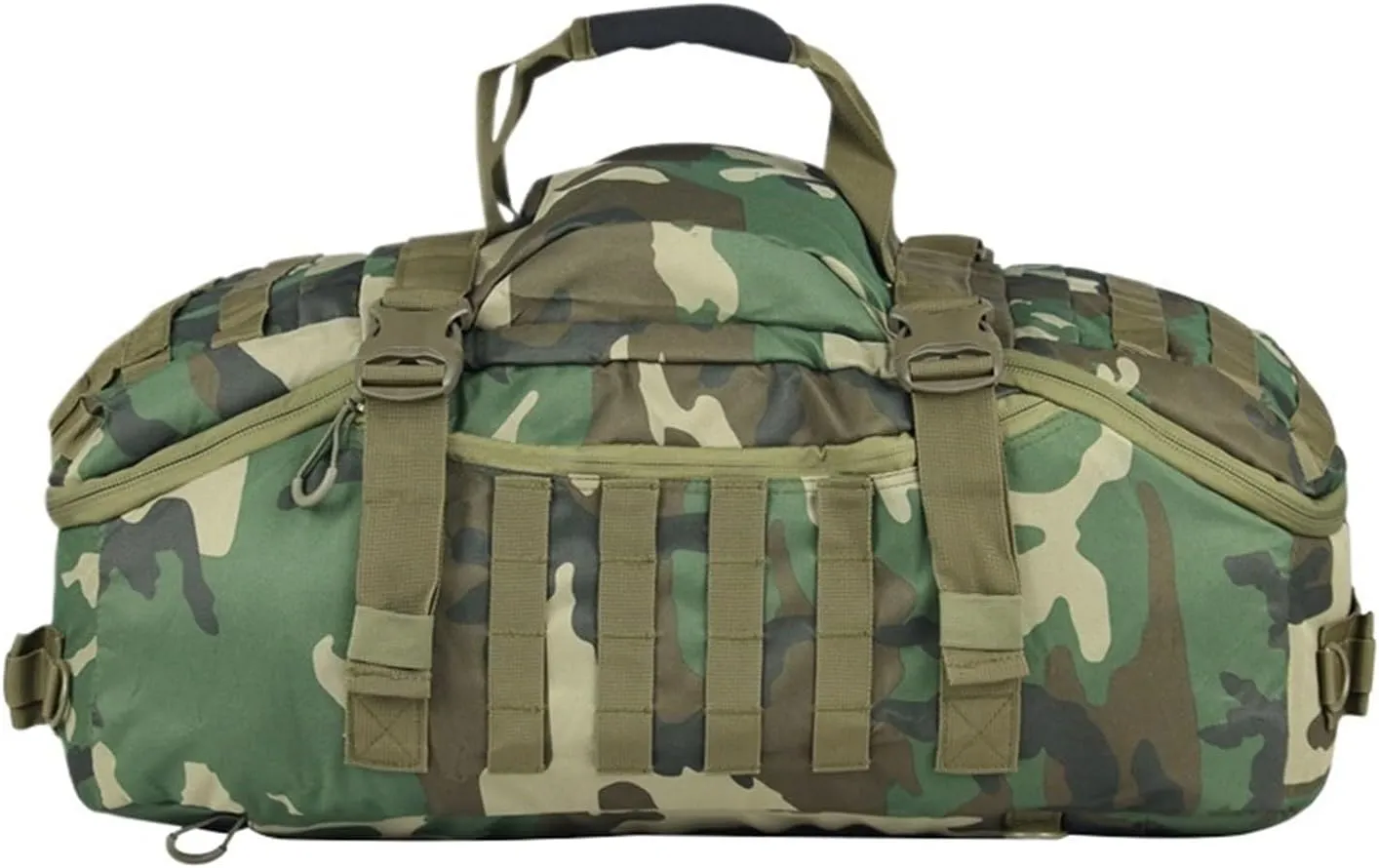 35L 50L 80L Outdoor Mountaineering Bag Molle Tactical Backpack Large Duffel Bag Hiking Camping Travel Bags(40L Black Camo)