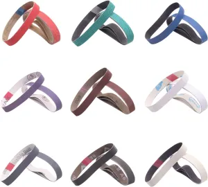 36 Pack 3/4" x 12" Knife Sharpener Belts Replacement for Work Sharp Knife & Tool Sharpener Ken Onion Edition (WSKTS-KO), 80/120/240/400/600/800/1000/2500/5000 Grit Knife Sharpening Sanding Belts