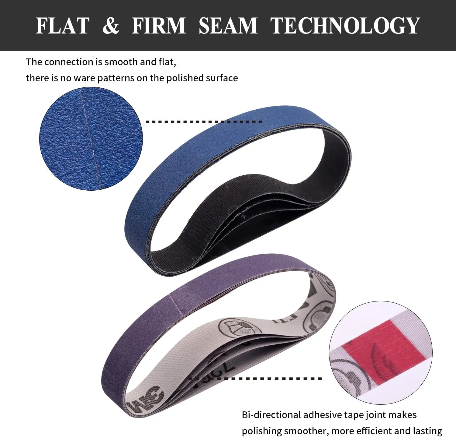 36 Pack 3/4" x 12" Knife Sharpener Belts Replacement for Work Sharp Knife & Tool Sharpener Ken Onion Edition (WSKTS-KO), 80/120/240/400/600/800/1000/2500/5000 Grit Knife Sharpening Sanding Belts
