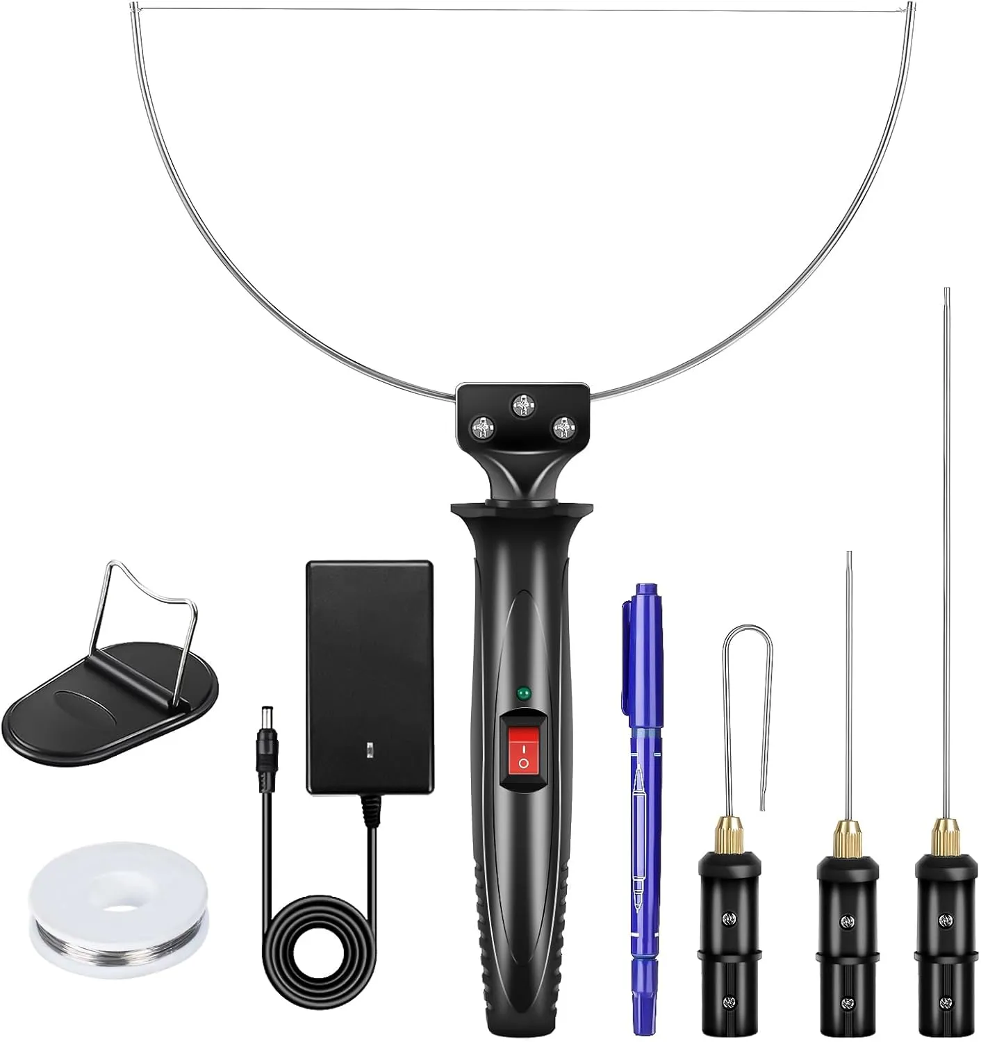 4 in 1 Foam Cutter Set, GOCHANGE Electric Cutting Machine Pen Tools Kit, 100-240V / 18W Styrofoam Cutting Pen With Electronic Voltage Transformer Adaptor