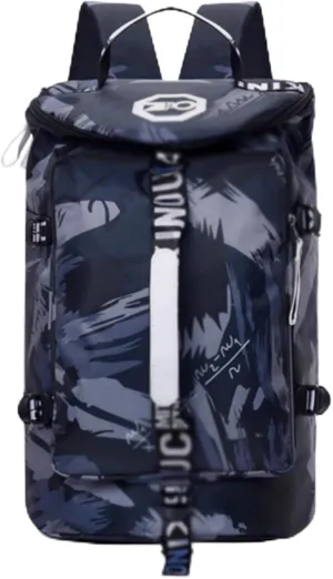 40L Gym Bag, Oxford Fabric, Small Fitness Workout Sports Bag, Waterproof, Travel Duffel Backpack, Lightweight, for Towels, Books, Shoes, for Men & Women(A)