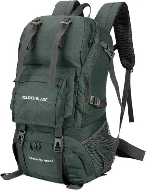 40L Hiking Backpack, Water Resistant Backpacking Camping Backpack for Women Men