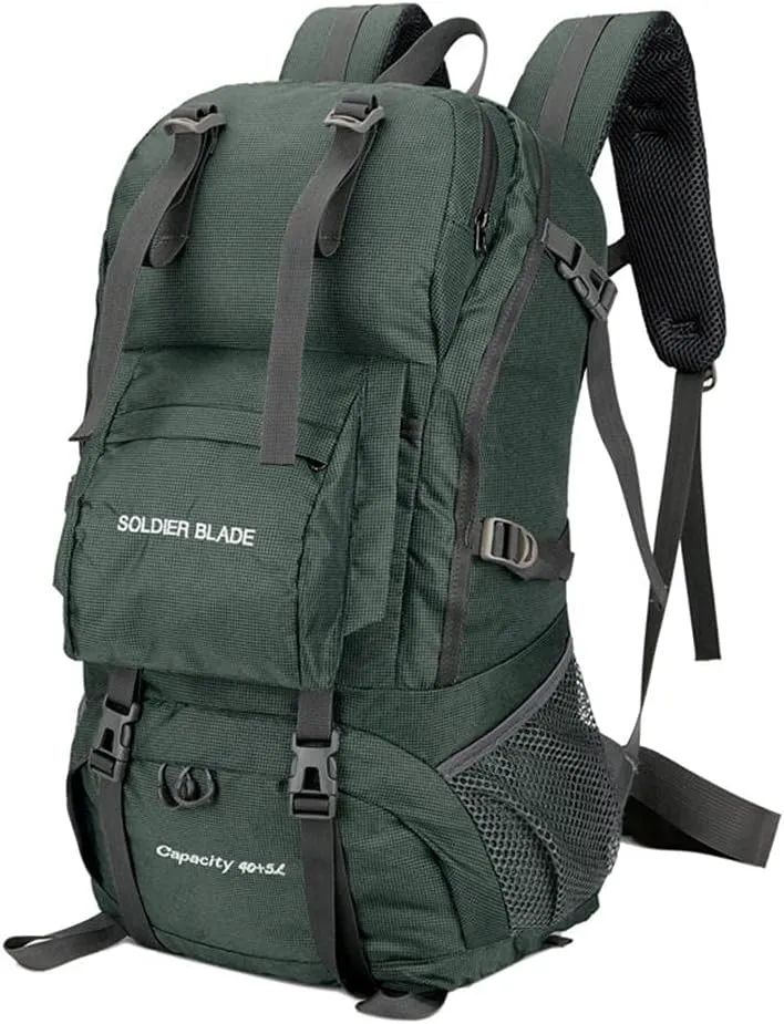 40L Hiking Backpack, Water Resistant Backpacking Camping Backpack for Women Men