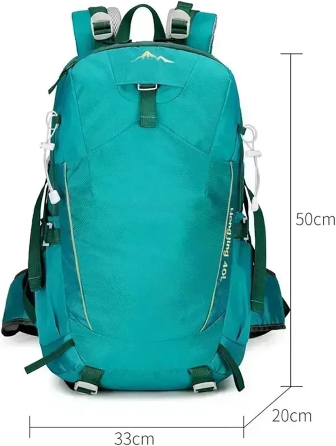 40L Outdoor Hiking Camping Backpack Bag Men Outdoor Light Climbing Bag Woman Cycling Backpack With Cover(Black)
