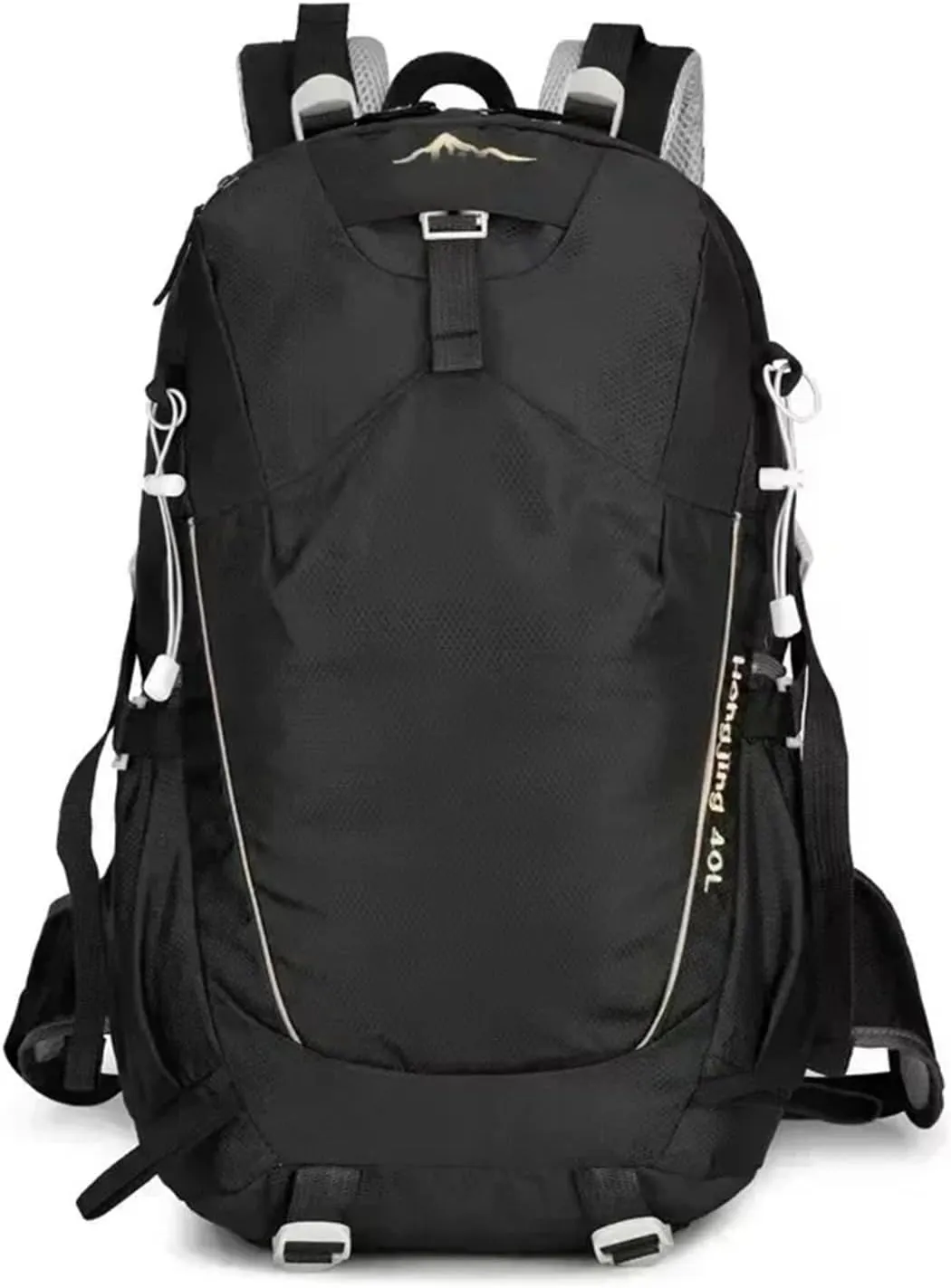 40L Outdoor Hiking Camping Backpack Bag Men Outdoor Light Climbing Bag Woman Cycling Backpack With Cover(Black)
