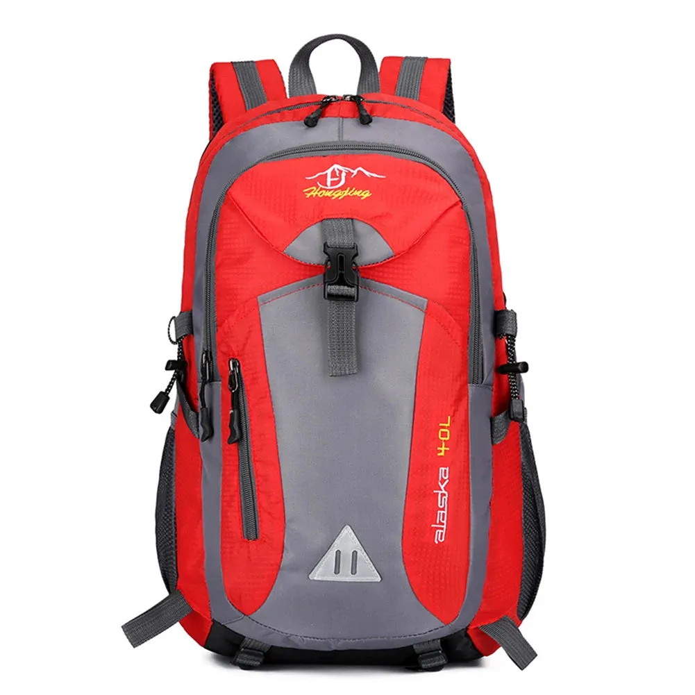 40L Waterproof Nylon Travel Backpack - Camping Hiking Trekking Bag for Outdoor Sports
