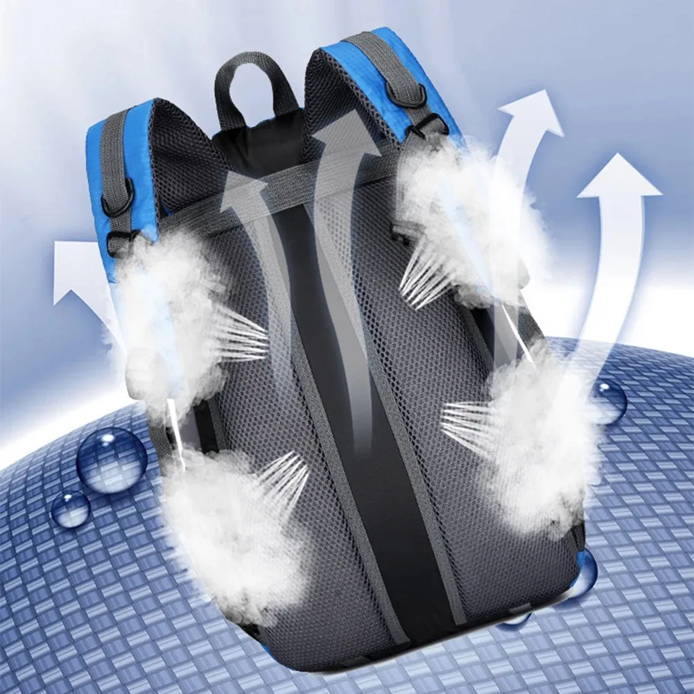 40L Waterproof Nylon Travel Backpack - Camping Hiking Trekking Bag for Outdoor Sports