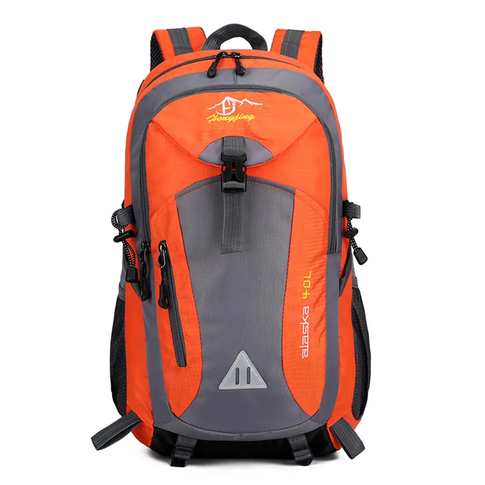 40L Waterproof Nylon Travel Backpack - Camping Hiking Trekking Bag for Outdoor Sports