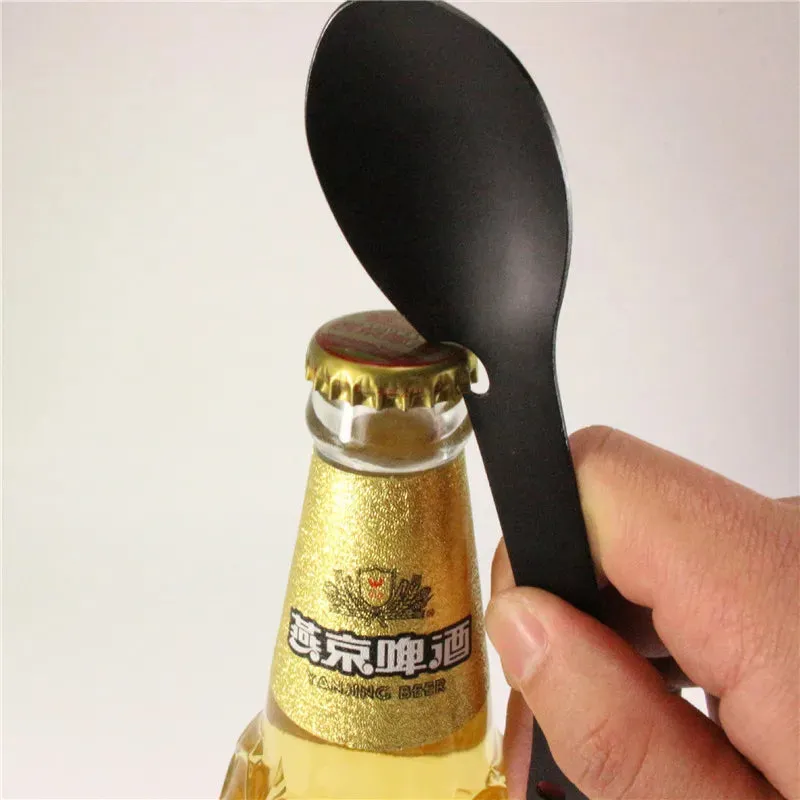 5-in-1 Camping Multi-functional - Fork, Knife, Spoon, Bottle/Can Opener