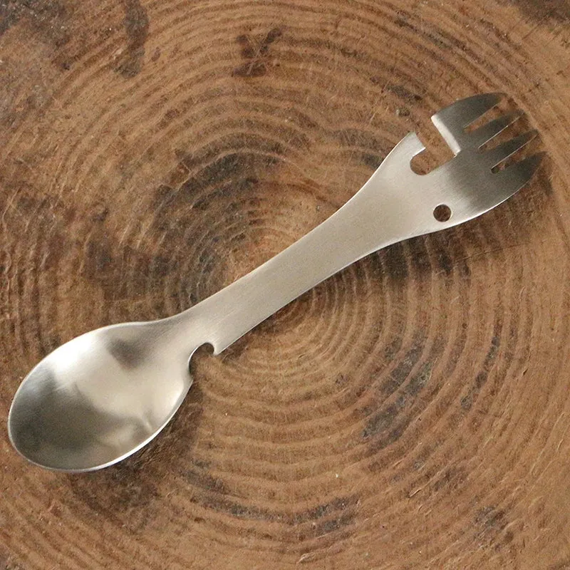 5-in-1 Camping Multi-functional - Fork, Knife, Spoon, Bottle/Can Opener