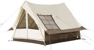 6/12 Person Camping Tent with Porch, Instant Tent, Large Family Cabin Tents with 2 Rooms, Double Layer Glamping Tent with Rainfly for Outdoor,Picnic,Camping