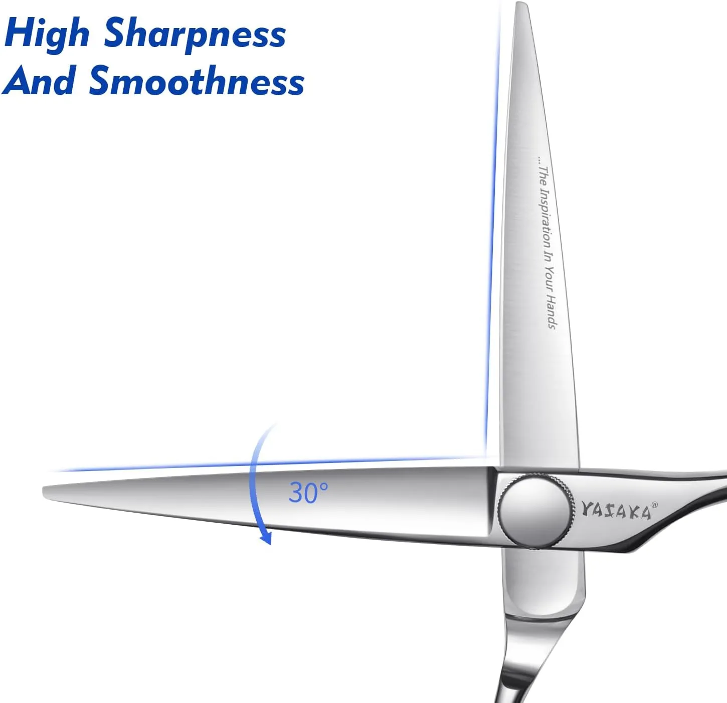 6.5" High-end Hair Cutting Scissors,Premium Cobalt Alloy Stainless for Barber Shears,Professional Hair Shears with Sharp Convex Blade,Ergonomic Design Haircut Scissors For Salon and Home Use