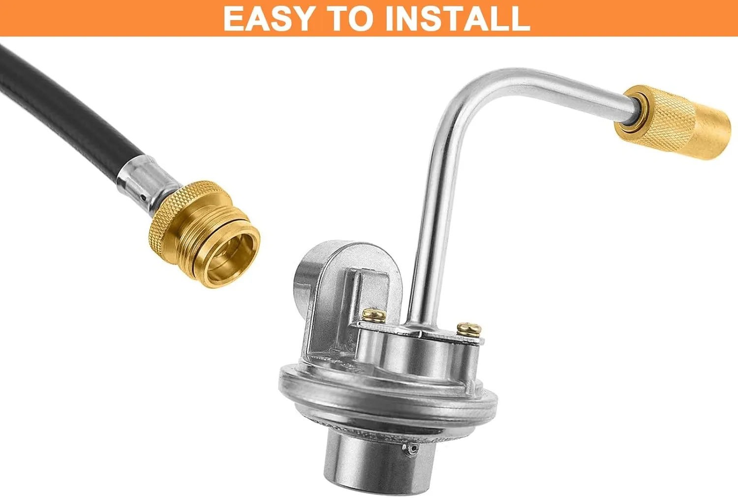 6FT Propane Adapter Hose, 1lb to 20lb Converter w/Gas Regulator Replacement Parts for Blackstone 17", 22" Tabletop Griddle Conversion Kit,Pit Boss PB336GS 2 Burner Tabletop Gas Griddle &Dash Griddles