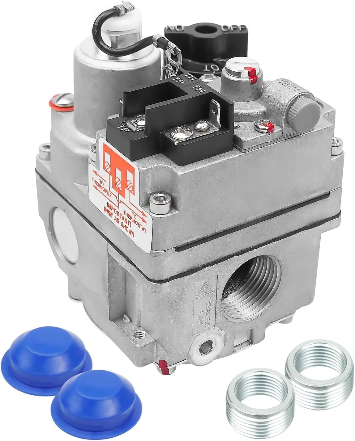 700-506 Gas Valve 720000 BTU/H Fit for Robertshaw 700 Series, Combination Furnace Gas Valve Repair Parts, Fast Opening, for Natural, Manufactured, Mixed, LPG and LPG/Air Mixtures