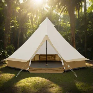 8-Person Instant Cabin Tent with Built-in LED Lights - 13' x 9' for Ultimate Comfort and Convenience!