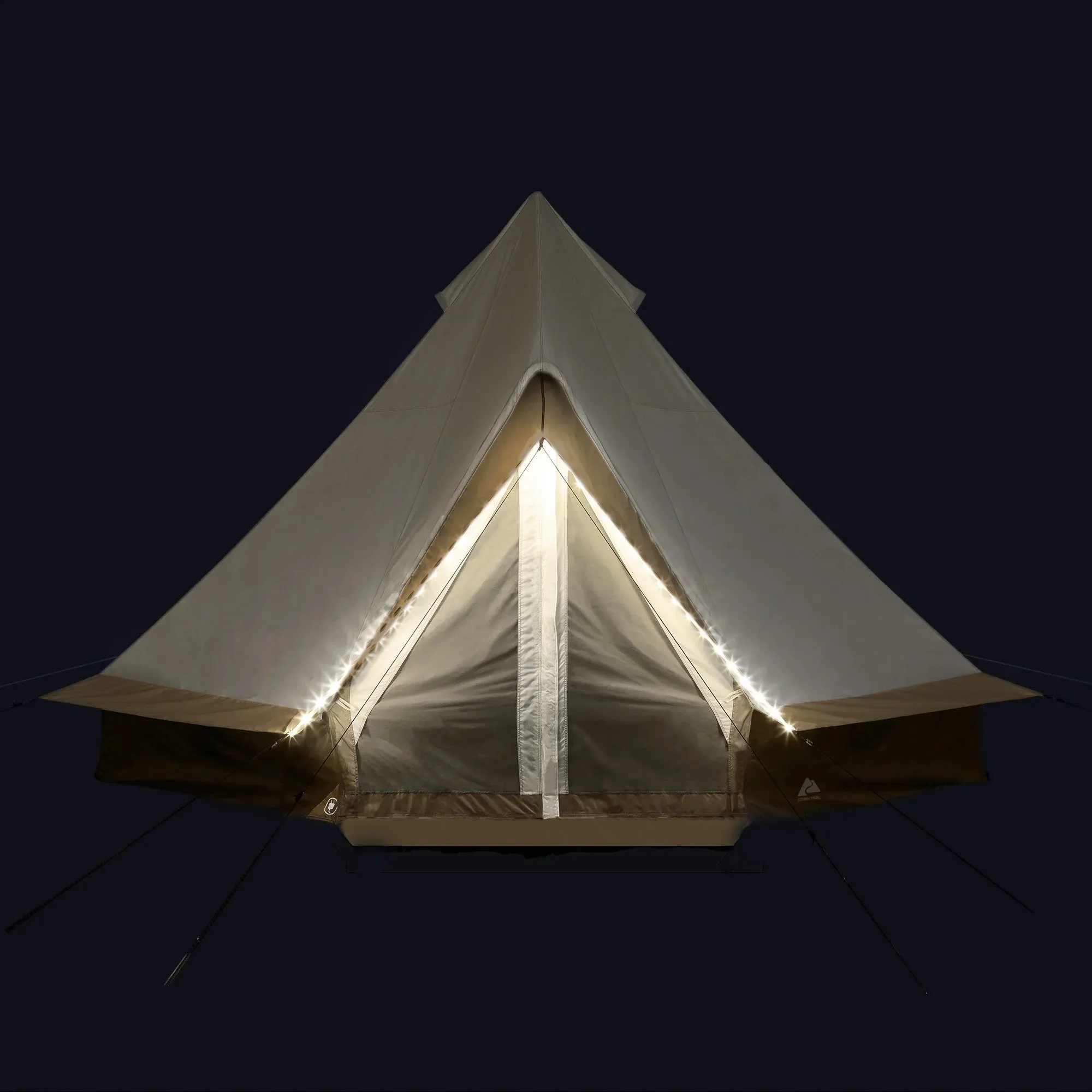8-Person Instant Cabin Tent with Built-in LED Lights - 13' x 9' for Ultimate Comfort and Convenience!