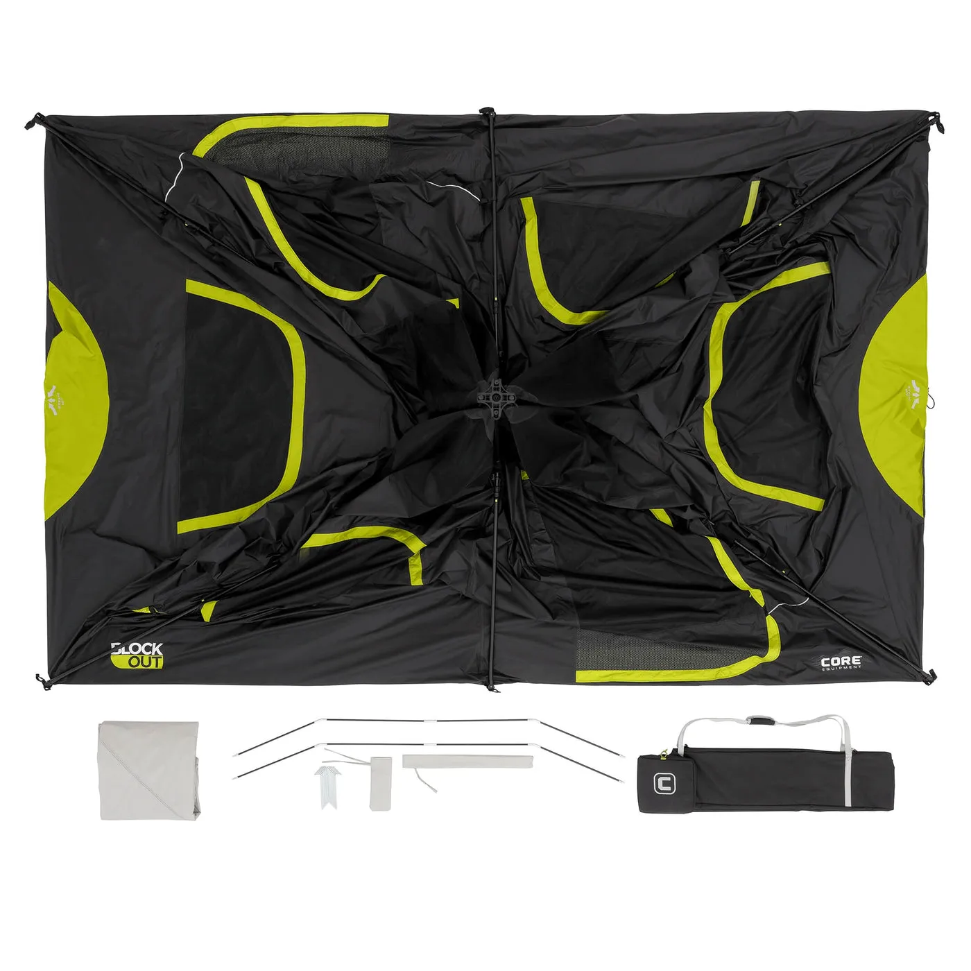 9 Person Instant Cabin Blockout Tent 14' x 9'