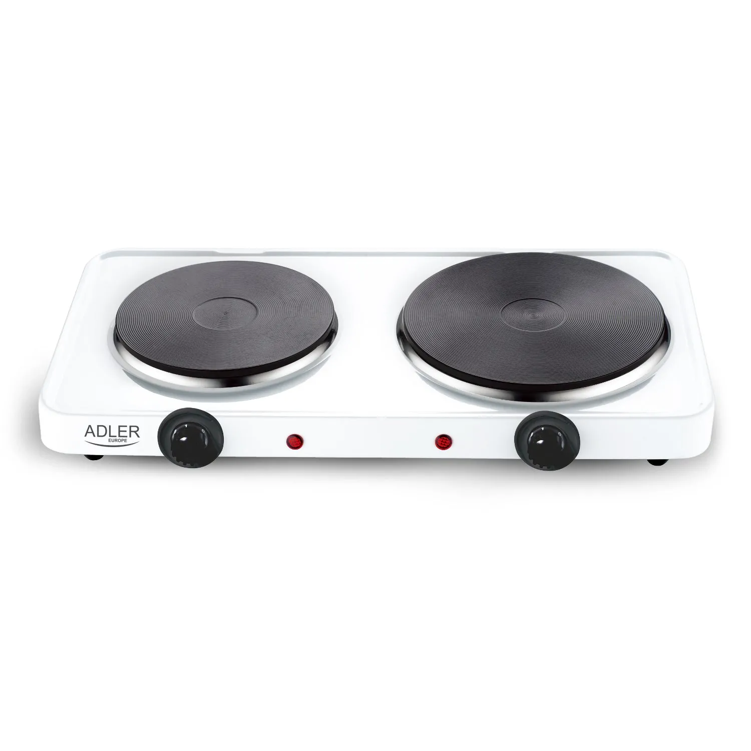 Adler AD 6504 Electric Hot Plate  Stove Cooker 2500W 2-Burner 1000W   1500W Mini Portable