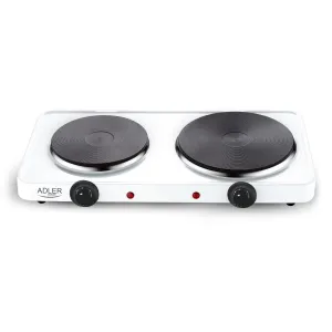 Adler AD 6504 Electric Hot Plate  Stove Cooker 2500W 2-Burner 1000W   1500W Mini Portable