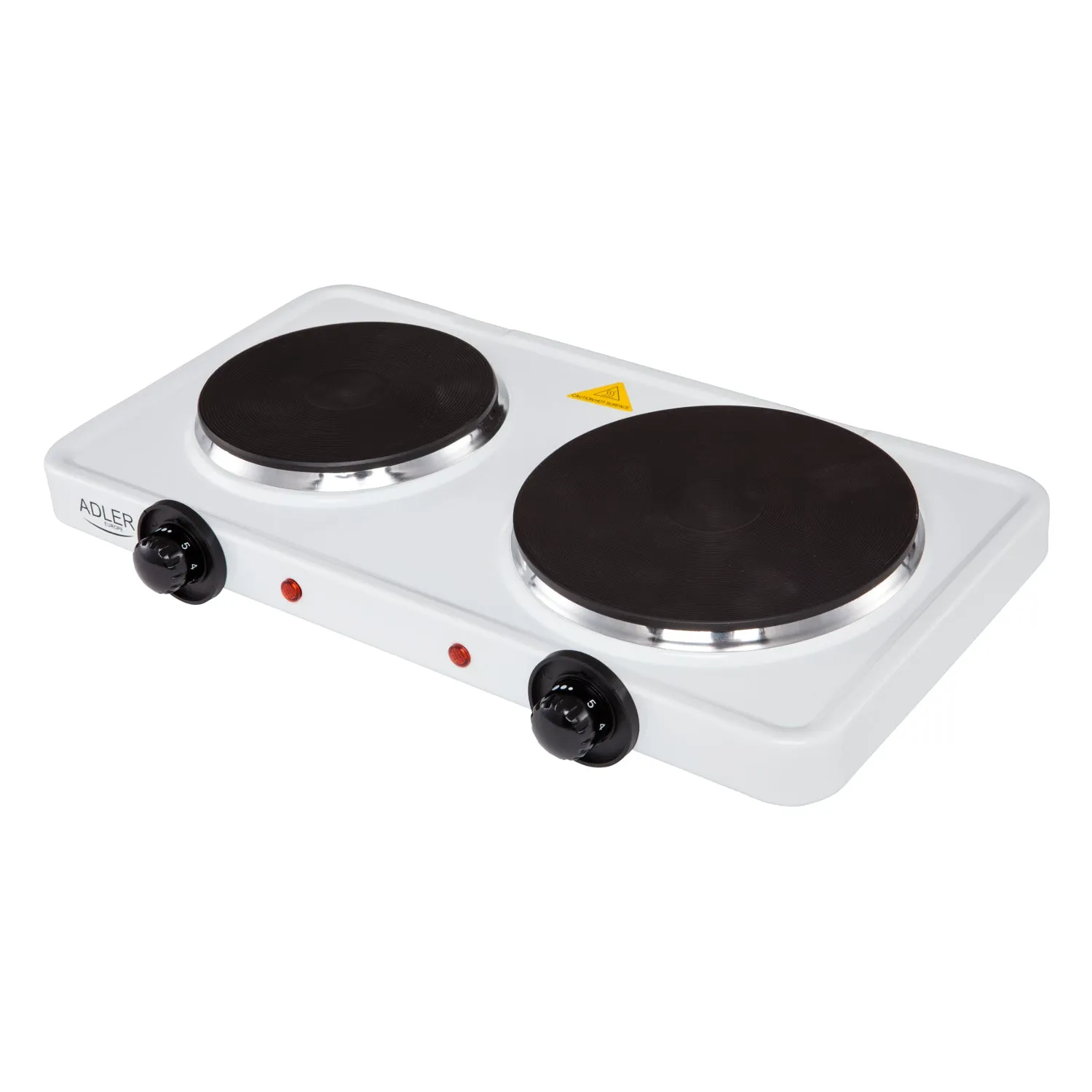 Adler AD 6504 Electric Hot Plate  Stove Cooker 2500W 2-Burner 1000W   1500W Mini Portable