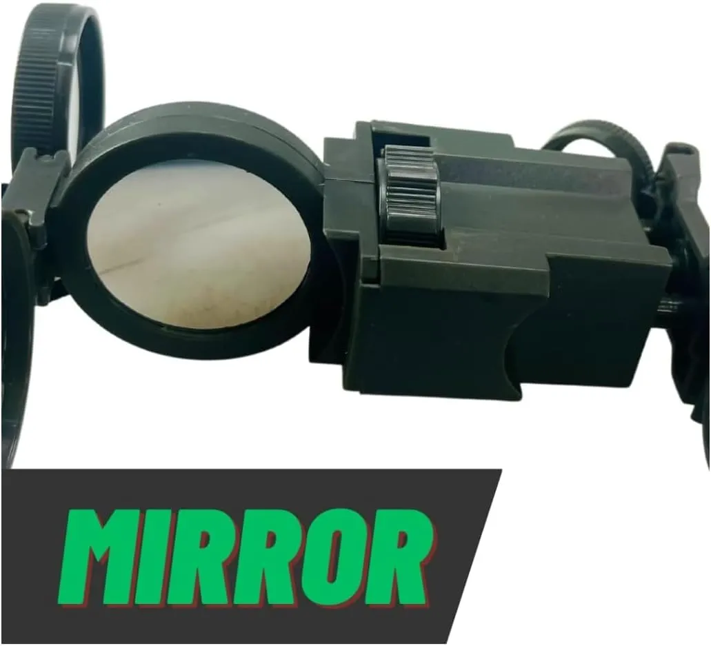 ADROIT (4 Pack) Kid's Multi-Function Survival Tool | 1.25" (3.2 cm) Compass & Signal Mirror | Compact Binoculars | Perfect for Hiking, Camping & Scouting | with Nylon Lanyard