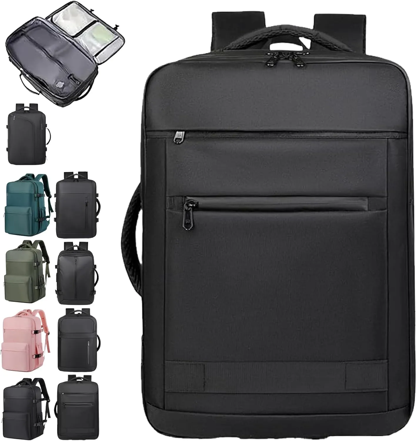 Airback Backpack, Expandable Backpack with Vacuum Compression, Travel Backpack with Vacuum Compression (Type-B)